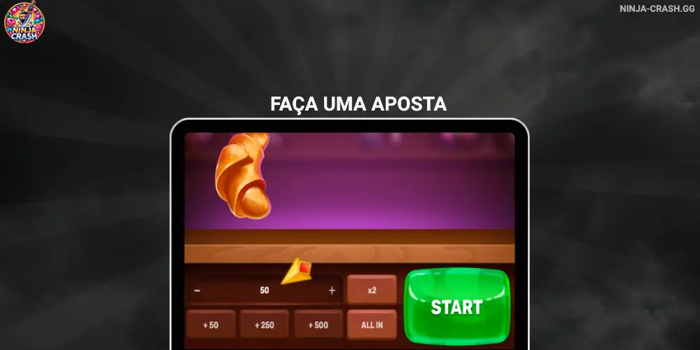 Faça uma aposta Ninja Crash