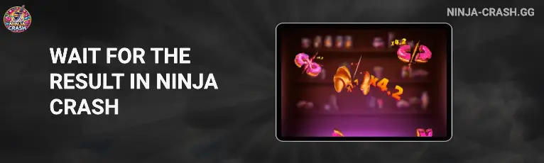 Wait for the result in Ninja Crash ninja-crash